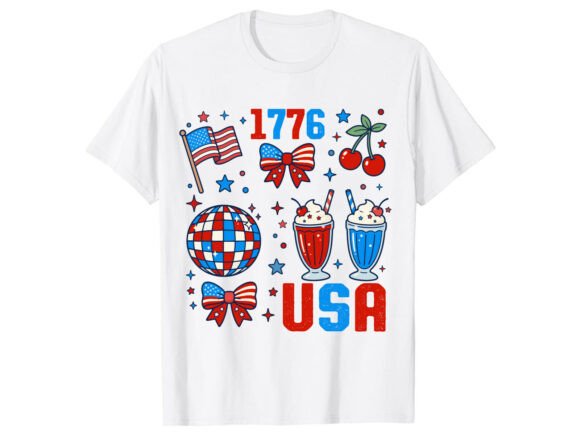 1776 Patriotic Party 4th of July Shirt: Graphics & T-Shirt Designs