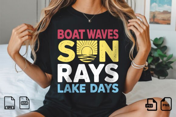 Boat Waves Lake Days SVG: A Designer's Review for Stitchers