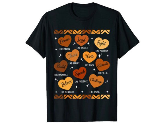 Dream Lead Black History Month T-Shirt Design Review
