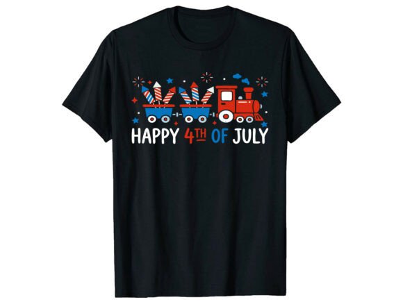Firework Train 4th of July T-Shirt Graphics Review