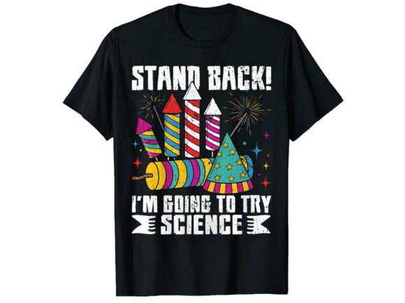 Funny Science 4th of July: Graphics for T-Shirt Designs