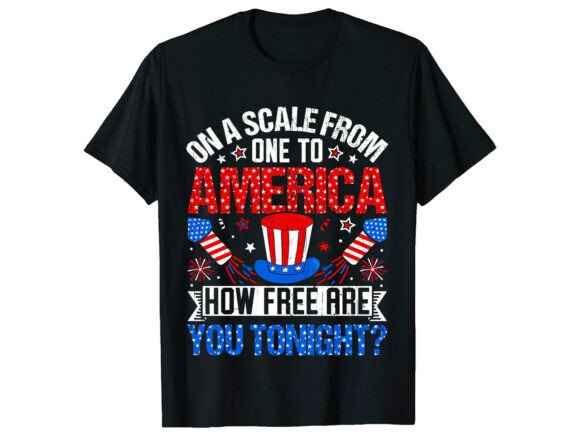 How Free America 4th of July T-Shirt Graphics for Designs