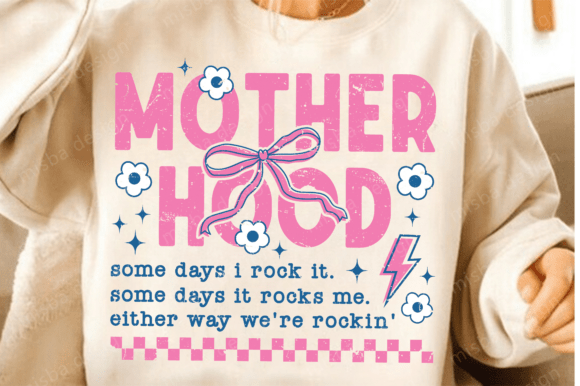 Mother Hood Png, Trendy Mama Png, Mom Graphics