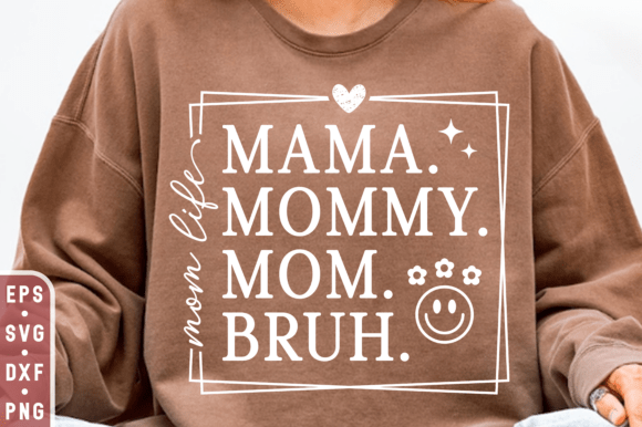Mother's Day SVG Graphics for T-Shirt Designs