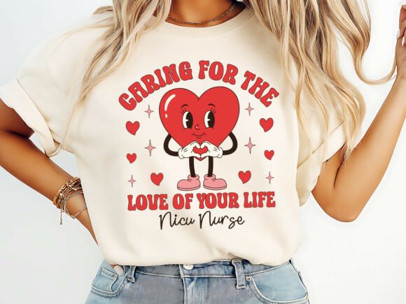NICU Nurse Valentine's Day T-Shirt Graphics Review